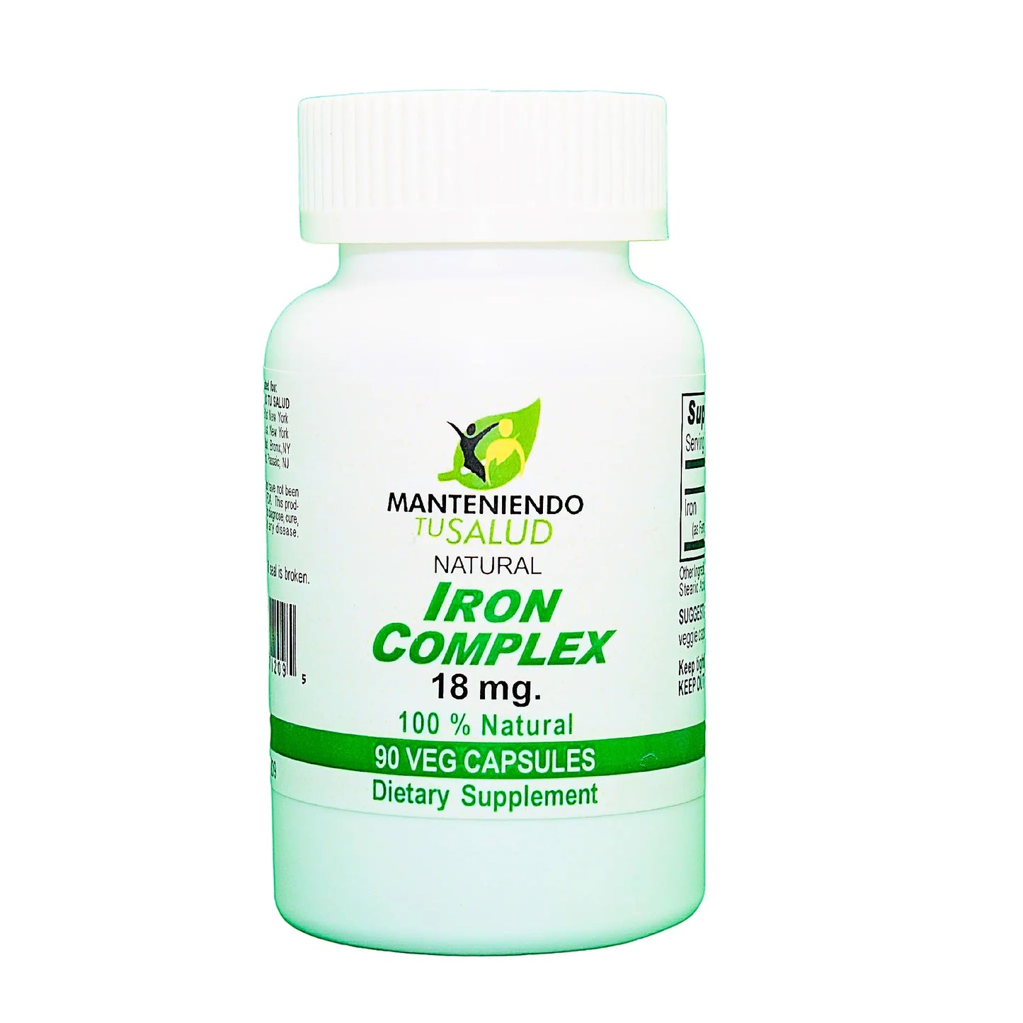 Iron Complex, 29mg, 90 Capsules Manteniendo Tu Salud