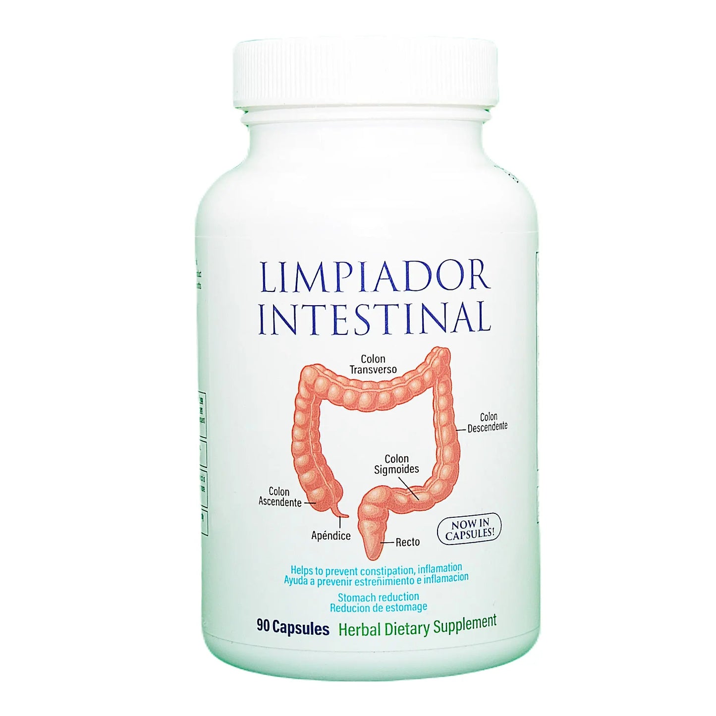 Limpiador Intestinal, 90 Capsules Manteniendo Tu Salud